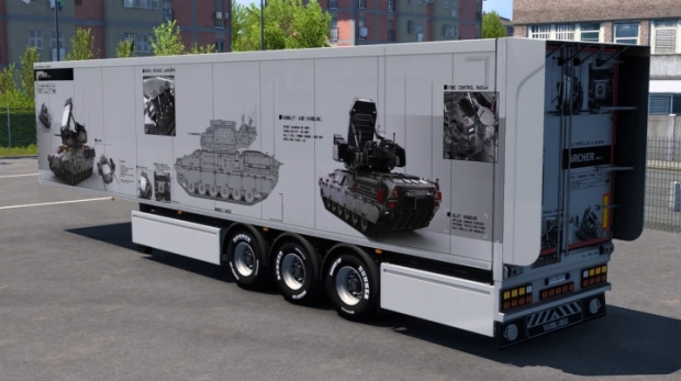 ETS2 - Military Box Trailer Skin