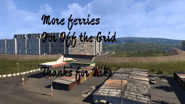 ETS2 - More Ferries for Off the Grid Map