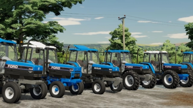 FS22 - New Holland/Ford 40 Series 6 Cylinder Pack V1.1