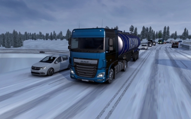 ETS2 - Nice Winter Addon for Frosty Winter Weather Mod 7.9