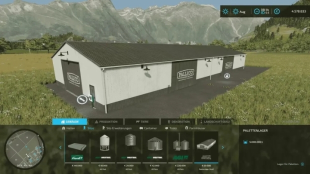 FS22 - Pallet Storage V1.0