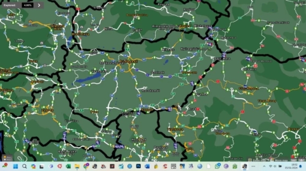 ETS2 - Promods Addon: Hungary Extended V1.0