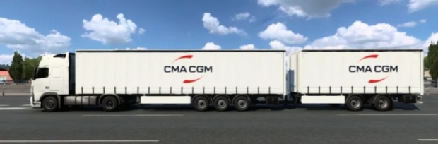 ETS2 - Real Company Double Trailers Traffic Pack V1.1