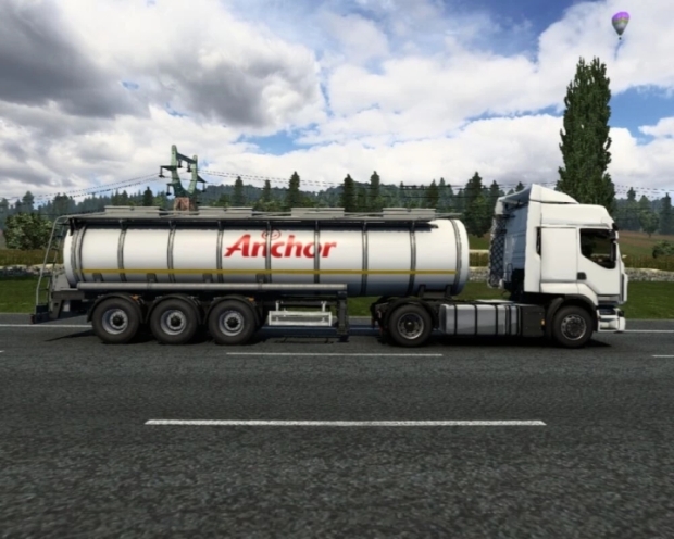 ETS2 - Real Food Tank Trailer Traffic | Euro Truck Simulator 2 | Mods.club