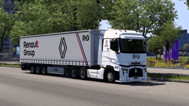 ETS2 - Renault Group Skins (Trailer and Renault T Truck) V1.0