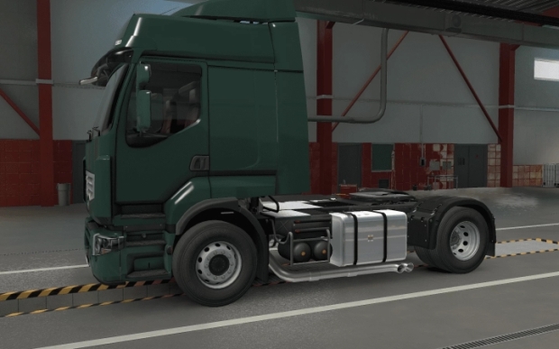ETS2 - Renault Premium Exhausts Without Side Skirt MP-SP TruckersMP