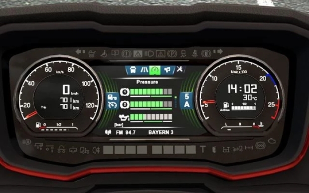 ETS2 - Scania 2016 S & R Dashboard Computer