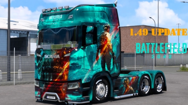 ETS2 - Scania Battlefield 2042 Skin Update