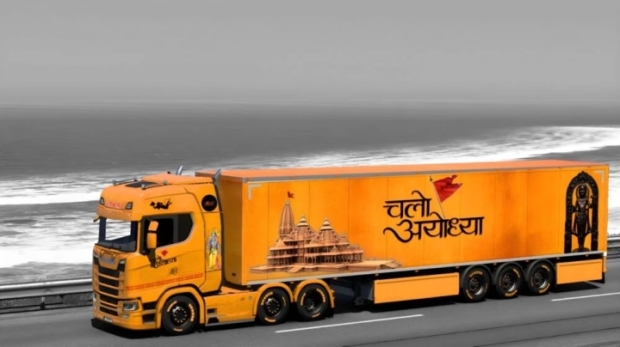 ETS2 - Scania Chalo Ayodhya Livery Skin