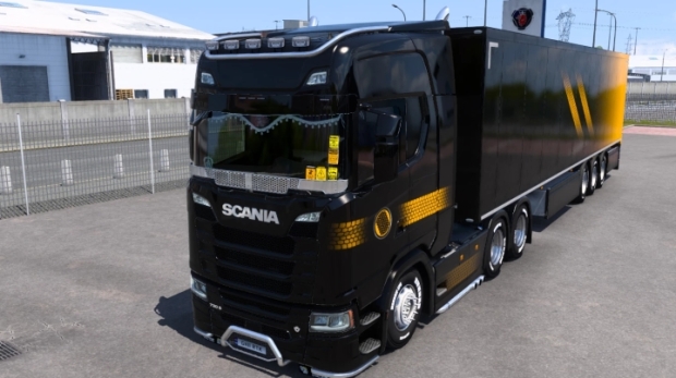 ETS2 - Scania Windows Sticker Pack V0.1