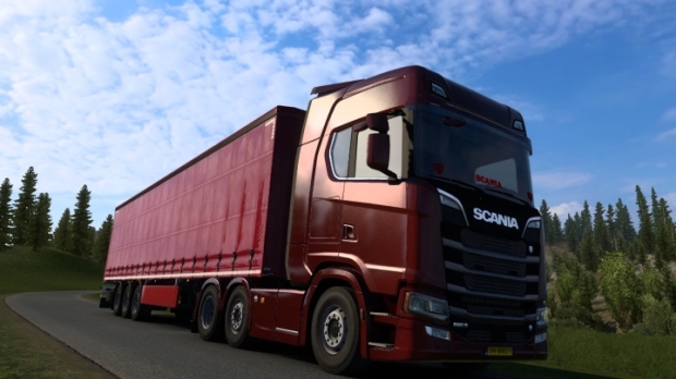 ETS2 - Scania Windshield Decal V1.0