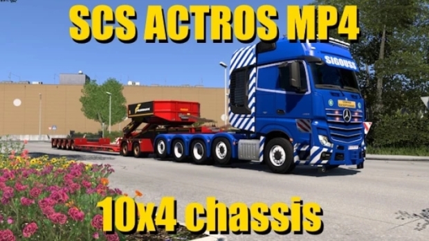 ETS2 - SCS Actros MP4 10x4 Chassis V1.0