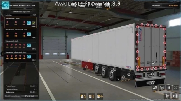 ETS2 - SGDESIGN SCS Trailer Tuning Pack