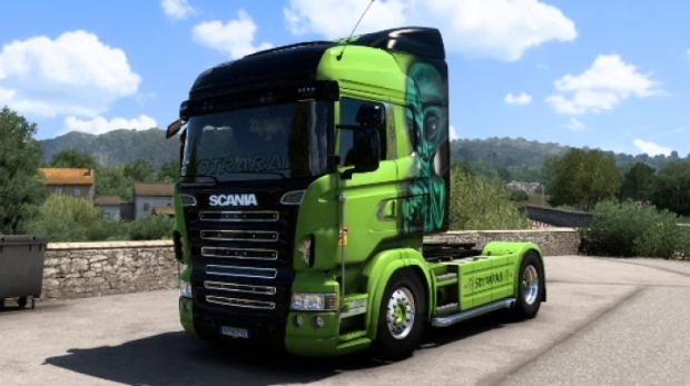 ETS2 - Skin Alien [2023ed] Sotraram V1.0