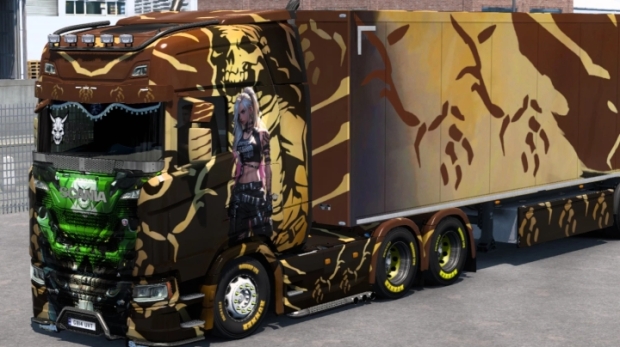 ETS2 - Skull Knight Rider Skin