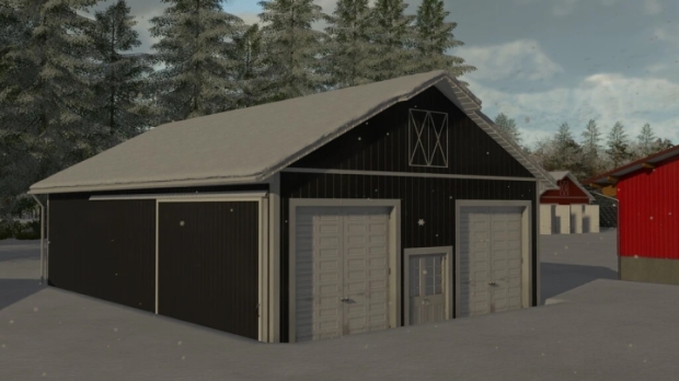 FS22 - Small American Metal Hall V1.0