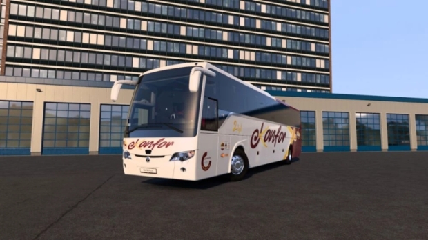 ETS2 - Temsa Safir Plus Euro 6 Konfor Turizm Kurumsal SkinPack V2.0