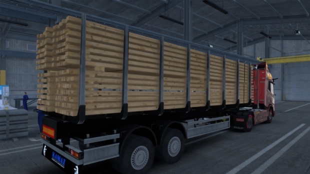 ETS2 - Trailer KZAP-9370 Sorting Truck in the Property