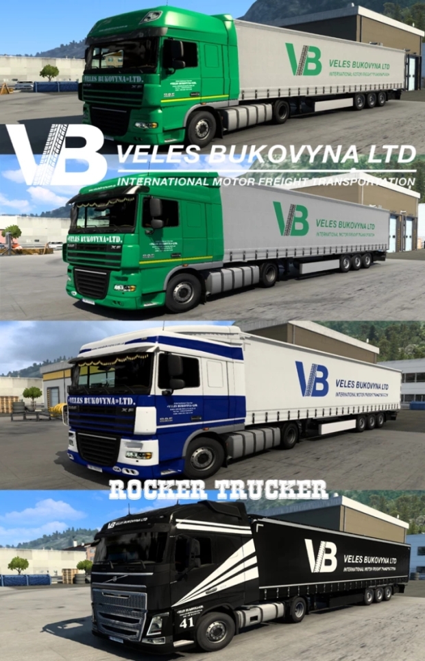ETS2 - Veles Bukovyna LTD Skin Pack V1.0