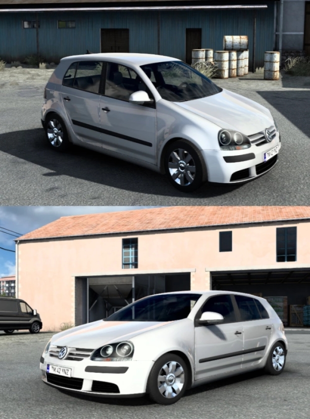 ETS2 - Volkswagen Golf V 1.9 TDI with Popcorn V1.0