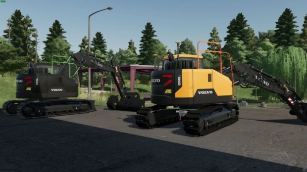 FS22 - Volvo ECR145EL with Variable Arm V1.0