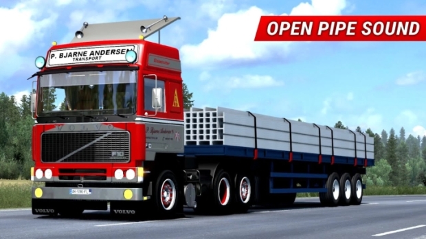 ETS2 - Volvo F Series Open Pipe Sound Mod V1.0.1
