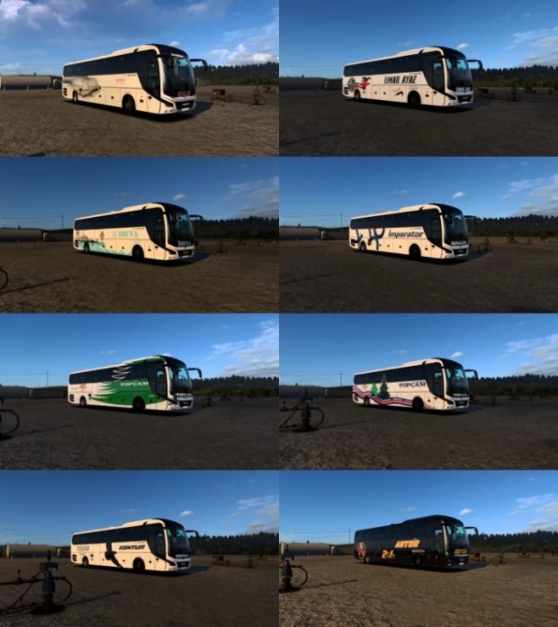 ETS2 - 2023 MAN Lions Coach Skinpack 2