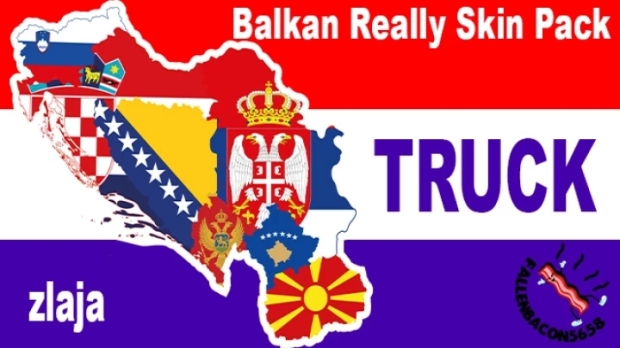 ETS2 - Balkan Skin Pack Truck V0.1