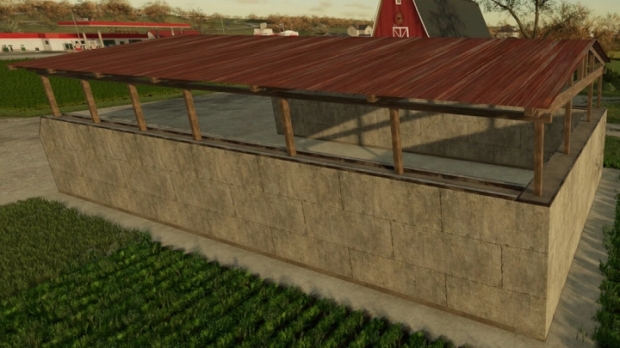 FS22 - BunkerSilo With Roof V1.0