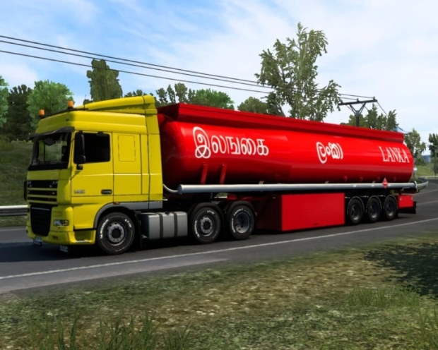 ETS2 - Ceypetco Fuel Tanker Trailer V1.0