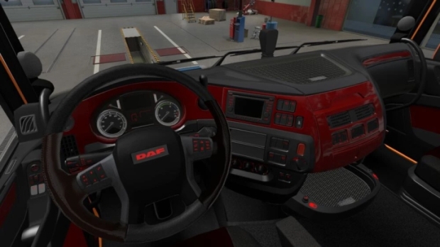 ETS2 - DAF XF Euro 6 Red Interior V1.0