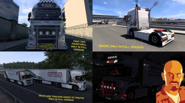 ETS2 - Daf XF Moulin Rouge Schouwstra Truck