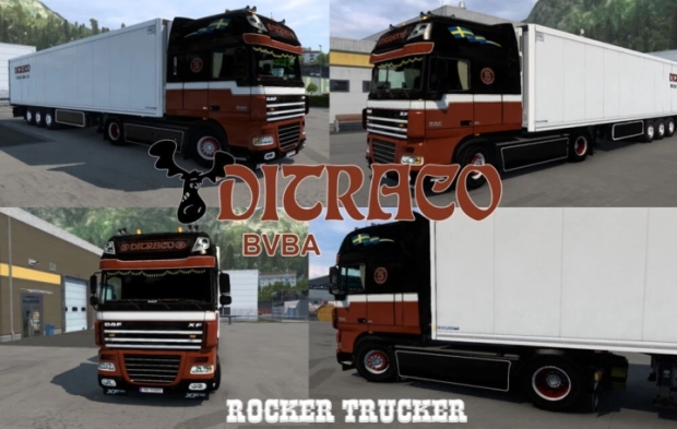 ETS2 - Ditraco Transport BVBA Skin Pack V1.0
