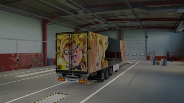 ETS2 - Dragon Ball Trailer Skin V1.0