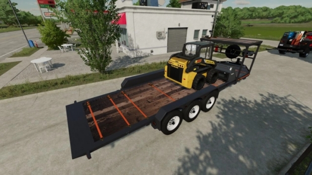 FS22 - Felling Skid Steer Trailer Updated V1.0