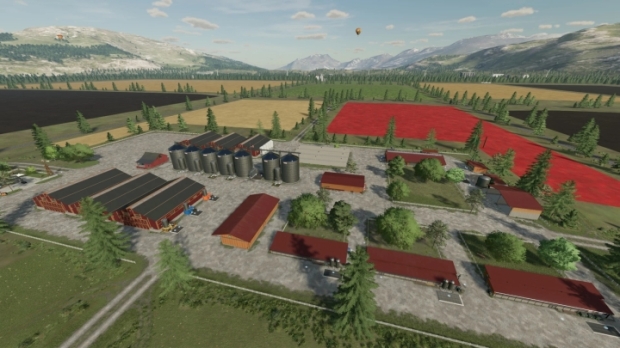 FS22 - FlatOut Farm 4X Map V1.0.0.3