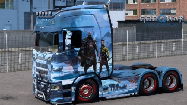 ETS2 - God of War Ragnarok Skin V1.0
