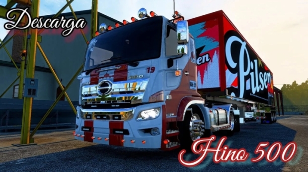 ATS - Hino 500 1726 Truck + Interior V1.0