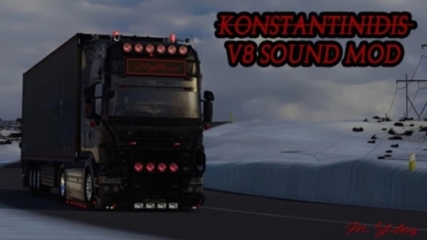 ETS2 - Konstantinidis V8 Sound Mod V1.0