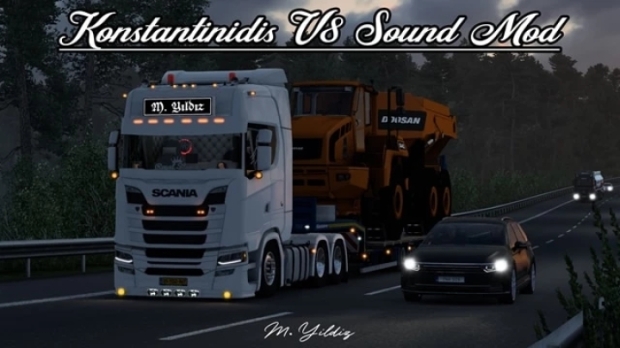 ETS2 - Konstantinidis V8 Sound Mod V1.1