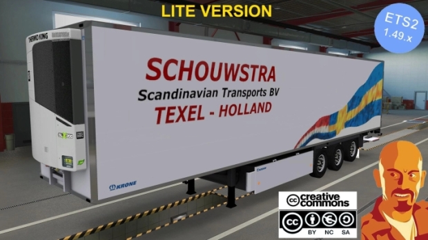 ETS2 - Krone Cool Liner Schouwstra Lights Fixed