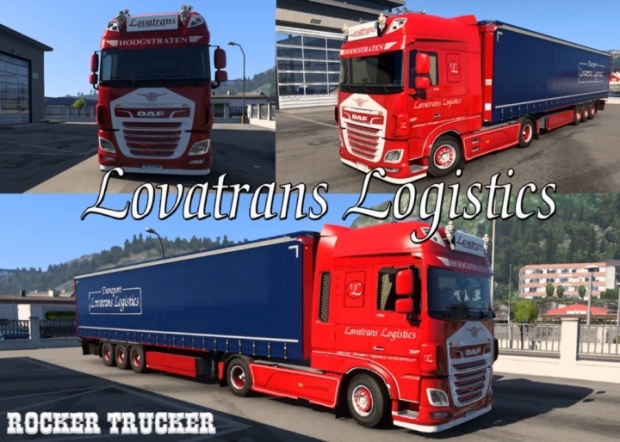 ETS2 - Lovatrans Logistics Skin Pack V1.0