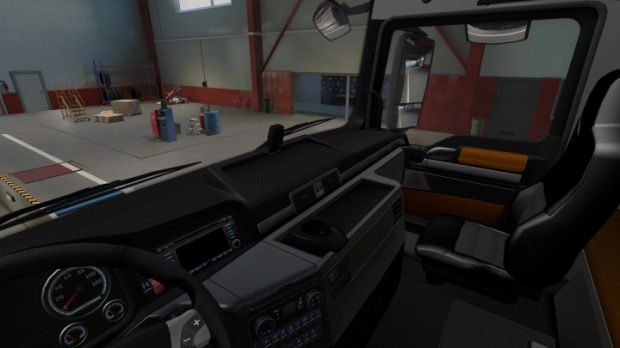 ETS2 - MAN TGX Black Interior V1.0