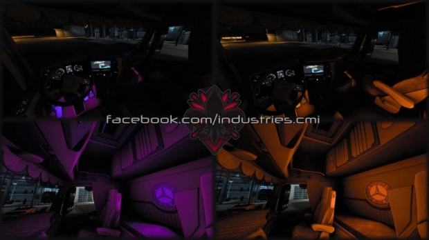 ETS2 - Mercedes-Benz Actros MP4 CMI Interior Bundle V1.1