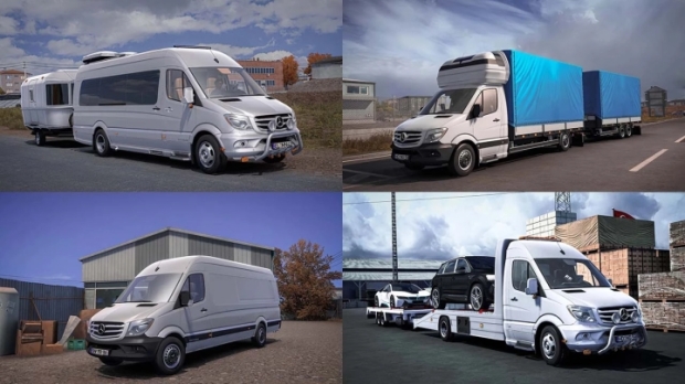 ETS2 - Mercedes Sprinter Megamod