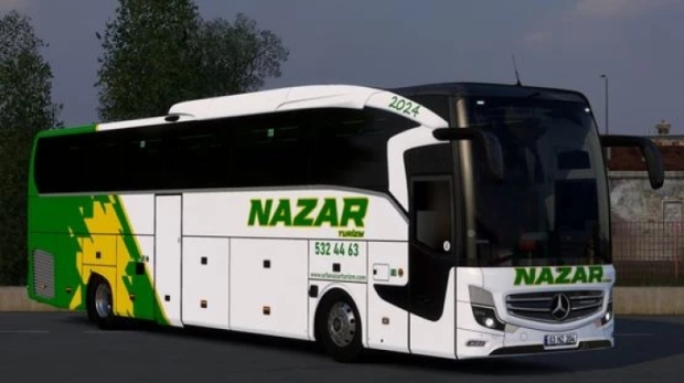 ETS2 - Mercedes Travego 16 SHD Nazar Turizm Skin V1.0