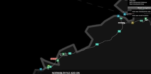 ETS2 - Norway RV163 Add-on V1.0