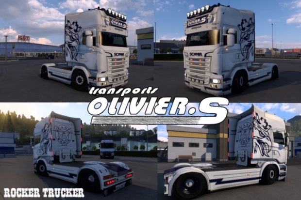 ETS2 - Olivier S. Transports Skin Pack V1.0
