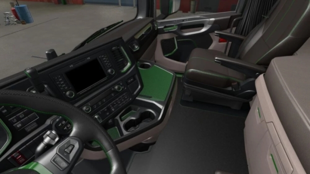 ETS2 - Scania 2016 S & R Black - Green Interior V1.0