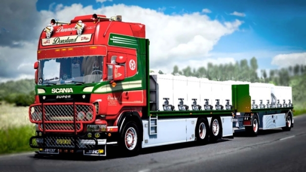 ETS2 - Scania R560 Donslund + Trailer